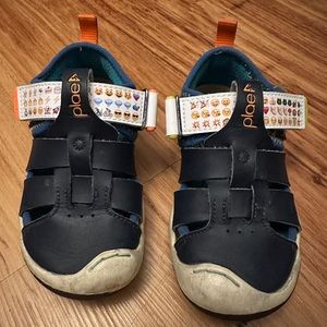 Plae Kids Toddler Boys Sam 2.0 Style Sandal Shoe Blue Sz 8.5 Youth